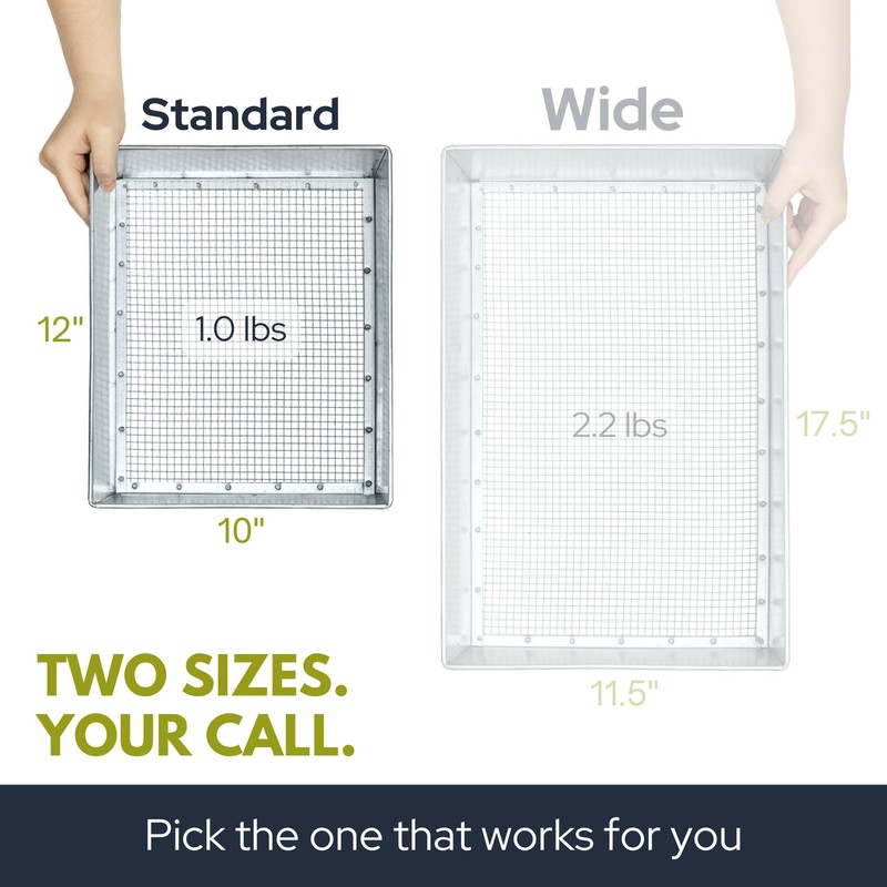 Wenses Soil Sifter, Standard Size (12 x 10 inches) with