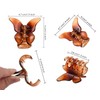 coiyie Butterfly Hair Clips for Women 1.8 Inch Nonslip Clear