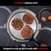 Chef's Secret 5-Ply Stainless-Steel Pancake Pan/Griddle with See Through Glass