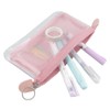 Sunstar Stationery S2319136 Mitte Pencil Case, Mesh, Flat, Smoky Pink