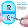Weekly Pill Organizer 2x Daily AM/PM, 7-Day Detachable Pill Box,