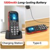 Usteetic 4G Unlocked Senior Mobile Phones, Charging Station, Black