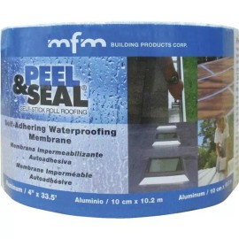 mfm (1)-MFM Peel & Seal 4 In. X 33.5 Ft. Aluminum Roofing Membrane Flashing Gutters