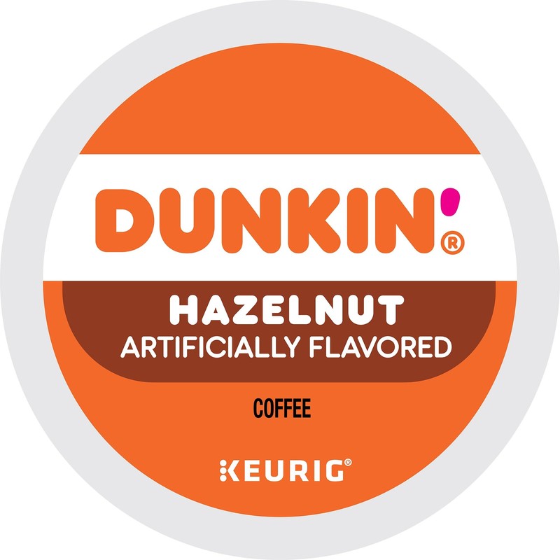 Dunkin' Hazelnut Flavored Coffee, 22 Keurig K-Cup Pods