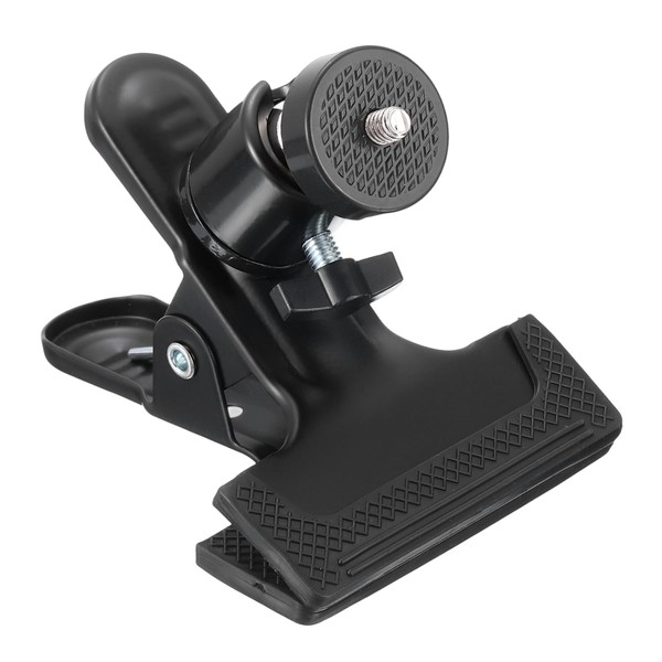 PATIKIL Tripod Camera Clip Clamp, 1/4" Male Flash Holder Mount