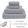 Flex Head King Sheets Sets for Adjustable Beds-Top Split King