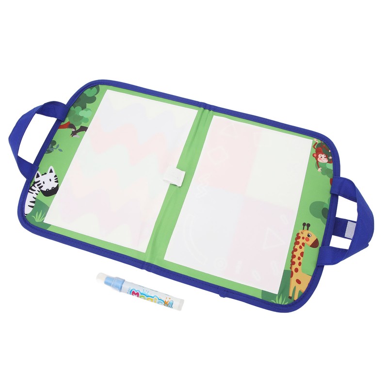 Kids Water Painting Board Portable Handle Reusable Mess Free Educational