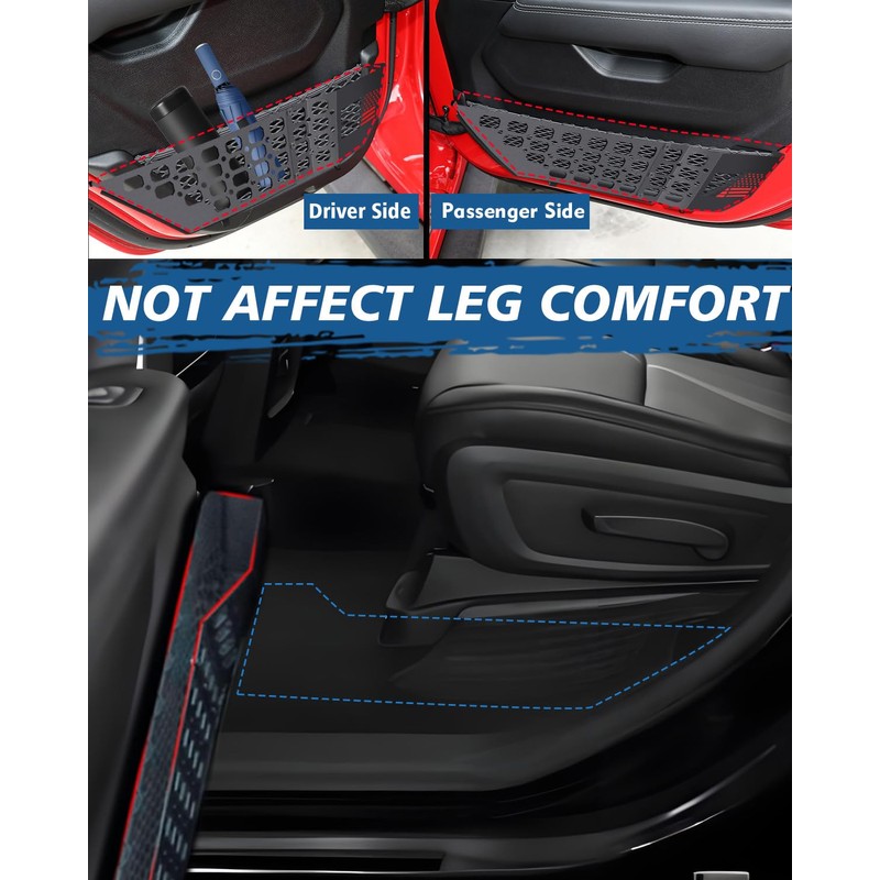 Metal Front Door Storage Box for Jeep Wrangler JL JLU