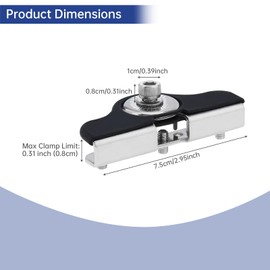 Windance 2pcs Adjustable Engine Hood Front Light Bar Mount Brackets for Off Road ATV UTV Car Truck SUV, 304 Stainless Steel Spotlight Holder (Silver)