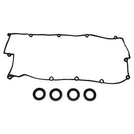 TRQ Engine Valve Cover Gasket Kit with Spark Plug Seals Compatible with Hyundai Kia