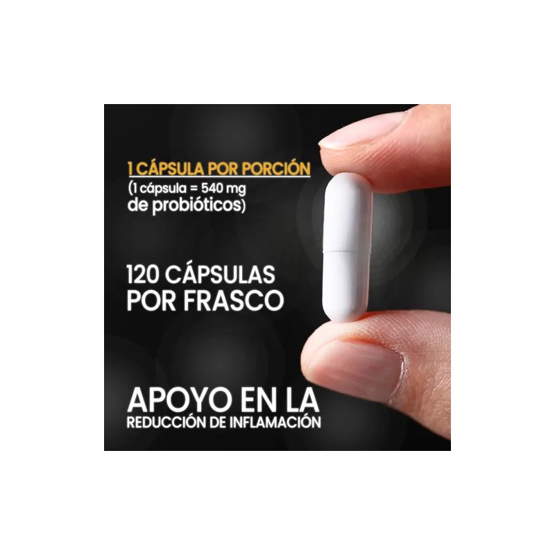 Colágeno Y Probióticos Nuboost 180 120 Cápsulas Digestivo Sin Sabor