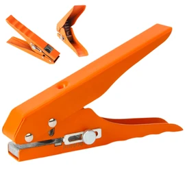 PVC Hole Puncher,Single Hole Punch Heavy Duty - 8mm Adjustable Punching Pliers Craft Handheld Woodworking Tool for Thin Wood & PVC