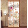 Uministyle Brown Magnetic Mesh Door Curtain 90cm x 210cm