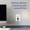 BASEPORT Premium Wall Outlet with USB Ports - Duplex 125V