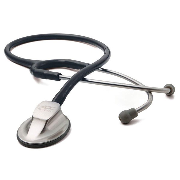 ADC - 615BK Adscope 615 Platinum Sculpted Clinician Stethoscope with Tunable AFD Technology,, Black