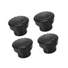 A ABSOPRO 4Pcs Round AC Air Outlet Vent Louvered Dashboard
