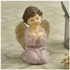 Praying Angel Figurine, 3.74 Inch Resin Guardian Angel Home Decor