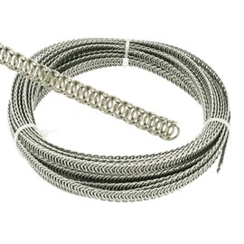 Eloja® 10 Metres Spiral Springs Corset Rods Corset Rods Spiral Band Steel Corset Corset 8 mm Stainless Steel