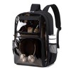 ASKSKY Clear Backpack, Clear Bookbag for School, Oxford Fabric &