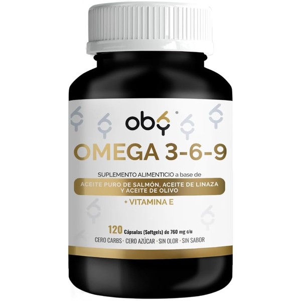 OBY Omega 3 + Vitamina E, Omega 6 y Omega