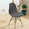 Fenteer Armless Shell Chair Seat Cover Washable Removable Modern Ritual