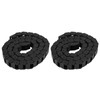 2Pcs Nylon Wire Energy Chain Drag Cable Flexible Towline Carrier