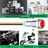 Gebildet 5pcs 8mm 230V AC LED Metal Indicator Light Waterproof