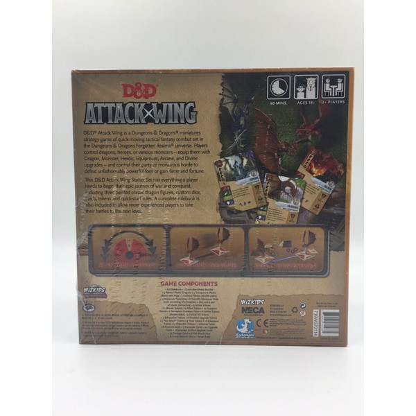 WizKids D&D Attack Wing Starter Set - Dragon Miniatures -