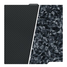 TMYPN 260 x 271mm Build Plate for Elegoo Centauri Carbon 3D Printers, Diamond PEO + Carbon Fiber PET Good Adhesion Spring Steel Plate for Anycubic 3D Printer