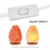Salt Lamp Cord Replacement with ON/Off Switch and 3 Free