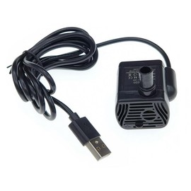 YBGGJO Submersible Pump, Small Pump, Discharge Amount, 200L/H, DC3.5V-9V, Lifting Height 0.4-1.5M, USB Powered, 3W, Quiet, Adjustable, High Energy Saving, Submersible Pump, Aquarium, Fishing,