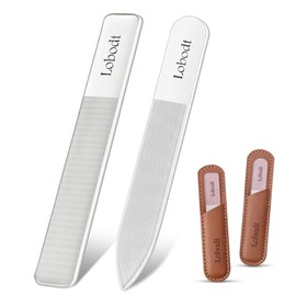 Glass Nail Shiner,Upgrade Nano Glass Nail Files &Nail Buffers Polisher Professional Crystal Manicure Tools Kit for Natural Nail, Great for Home Salon 