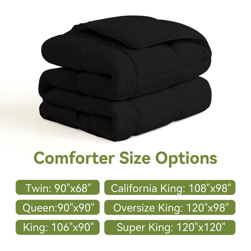L LOVSOUL Down Alternative Comforter King Size Duvet Insert,All Season
