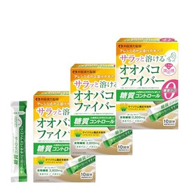 井藤漢方製薬 サラッと溶けるオオバコファイバー 10回分 30g（3g×10袋）×3個