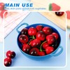Baderke 4 Pack Mini Colander for Kitchen Plastic Berry Strainer