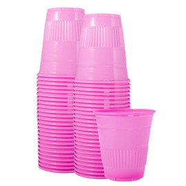 200 Pack 5 oz Plastic Disposable Recyclable Cups, Dental Cups, Party Cups, Mouth Rinse Cup, Bathroom Cups, Party Tumblers, Jello Shot Cups, Offices, School, Hospitals, Home and more (Mix, 200)