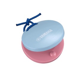 Yamaha YHC-C4 Hand Castanet, Combination Color, For Education, Safe and Secure, Fits Children's Hands, Includes Spare Rubber Name Stickers, For Kindergarten, Elementary School, Instrumental Concert
