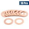 X AUTOHAUX M15 x 24mm x 1mm Copper Crush Washers