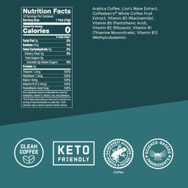 Bulletproof The High Achiever Single-Serve Pods, 10 count, Medium-Dark Roast Enhanced Coffee with Lion's Mane Mushroom, B Vitamins, and Adaptogens for Energy and Focus