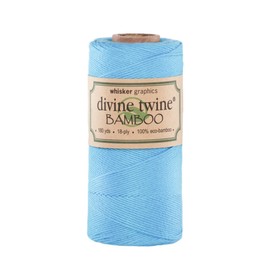 Divine Twine Eco-Bamboo, Solid Aqua