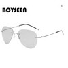 Toolzia Titanium Photochromic Polarized Pilot Sunglasses for Men