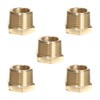 LTWFITTING Brass Pipe Hex Bushing Reducer Fittings 1-Inch Male BSPT