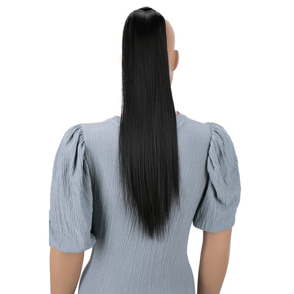 PRETTYSHOP 60 cm Hairpiece HCK11, Straight Ponytail Braid Hair Extension,