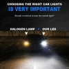AUIMSOCO 2pcs D3S D3R LED Headlight Bulbs 120W 6000K Super