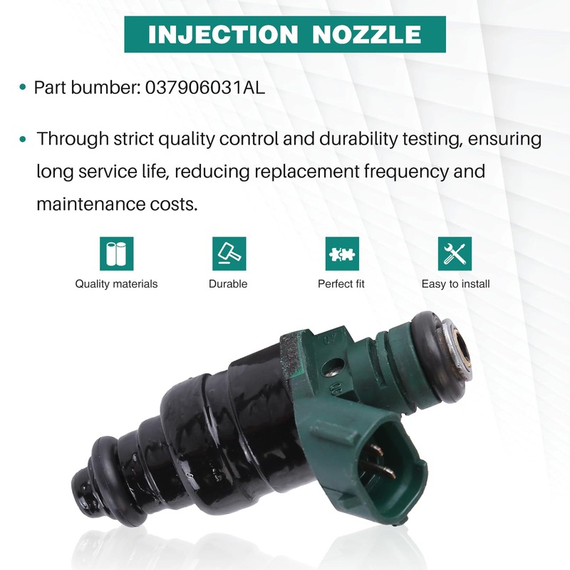 iSpchen 037906031AL Injector Nozzle Compatible with Seat Skoda VW 1.6i