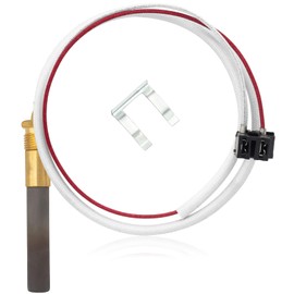 Hoeine LP Thermopile for Water Heater Parts Compatible with Rheem Ruud Richmond SP21058 SP20824 SP20800 SP21096 SP20754 SP20739 Pilot Burner Assembly, 750mV+ Output Gas Upgrade Replacement Kit