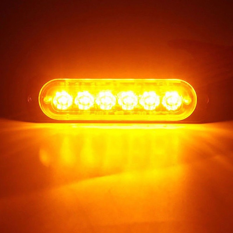 4pcs Side Marker Light Aluminum 12V to 24V 18 Lighting