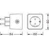 LEDVANCE Smart Socket with Bluetooth Mesh Technology and Integrated Night