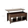 hysache Lift Top Coffee Table, Minimalist Wooden Coffee Table w/Hidden