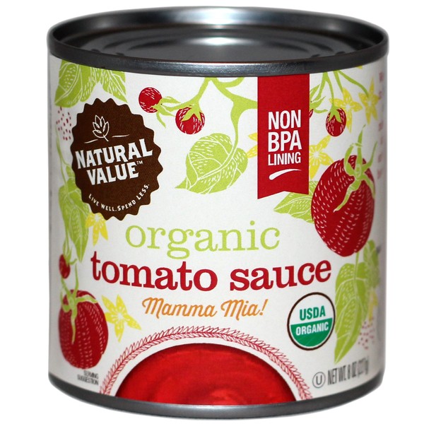 Organic Tomato Sauce, 8oz (Pack of 24)